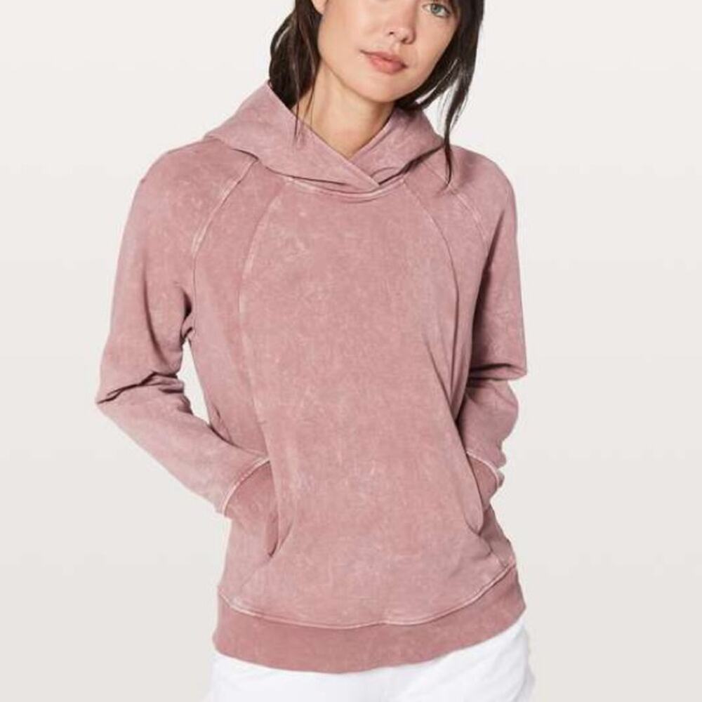 Lululemon Scuba Hoodie Washed Mauve Pullover
